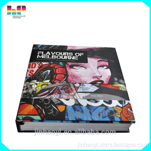 Cheap wholesale offset printing debossed fake leather hardcover book printer